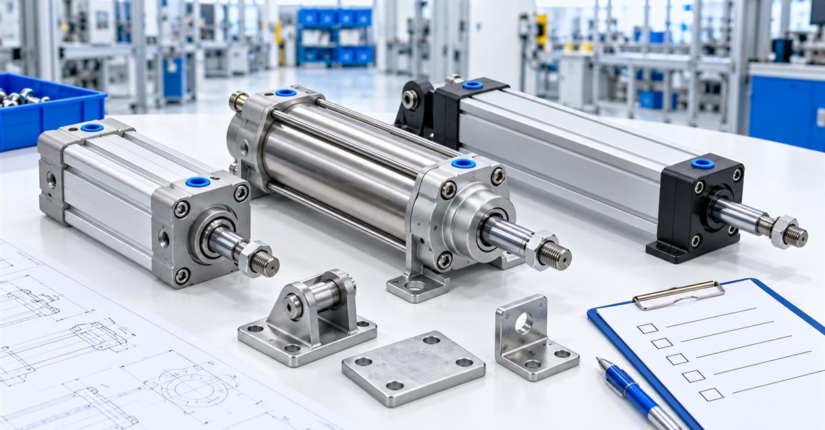 pneumatic cylinder selector