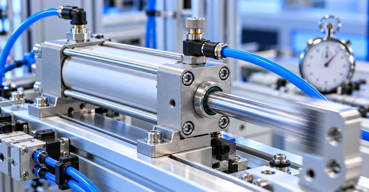 pneumatic cylinder speed calculator