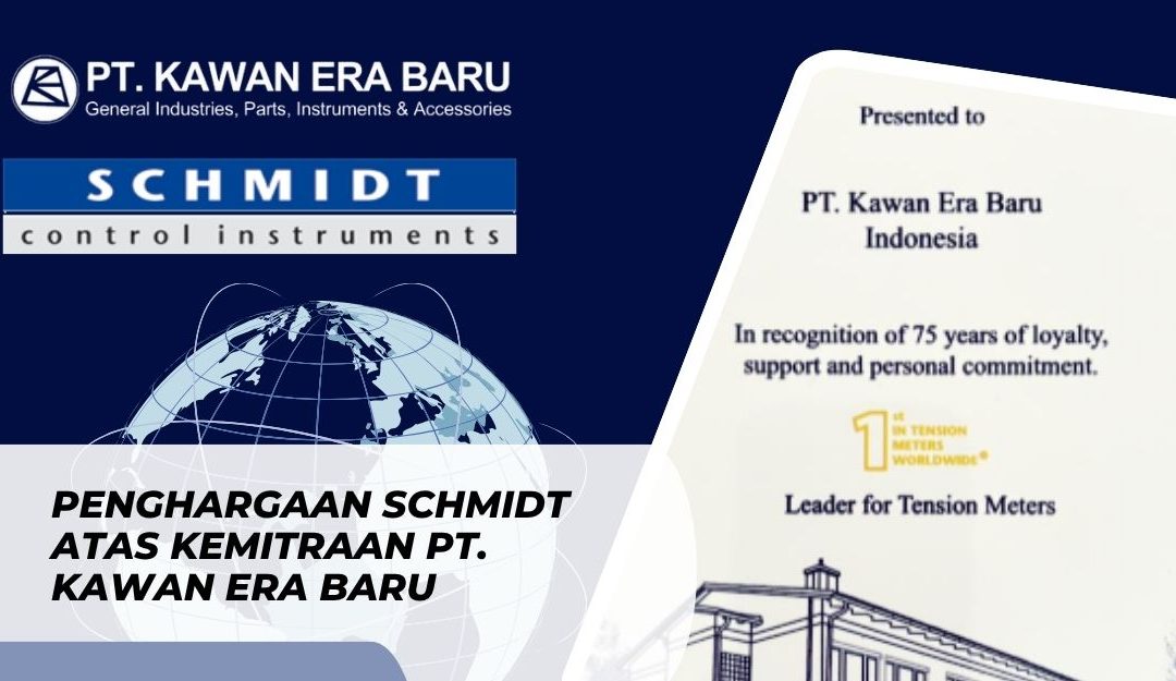 Penghargaan SCHMIDT atas Kemitraan PT. Kawan Era Baru