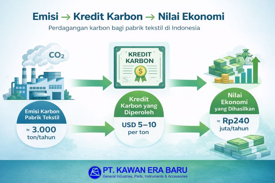 carbon trading untuk pabrik tekstil di indonesia