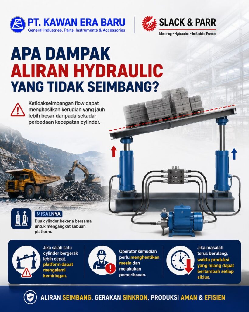 dampak aliran hidrolik yang tidak seimbang