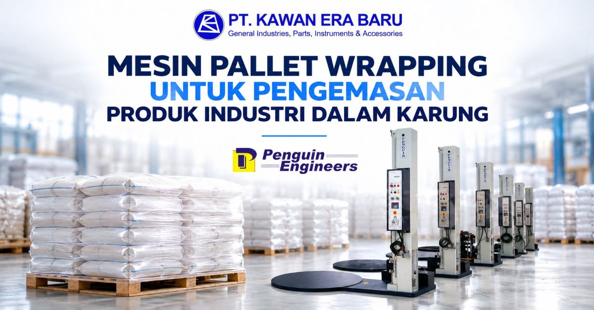 Mesin Pallet Wrapping untuk Pengemasan Produk Industri dalam Karung Mesin Pallet Wrapping untuk Pengemasan Produk Industri dalam Karung